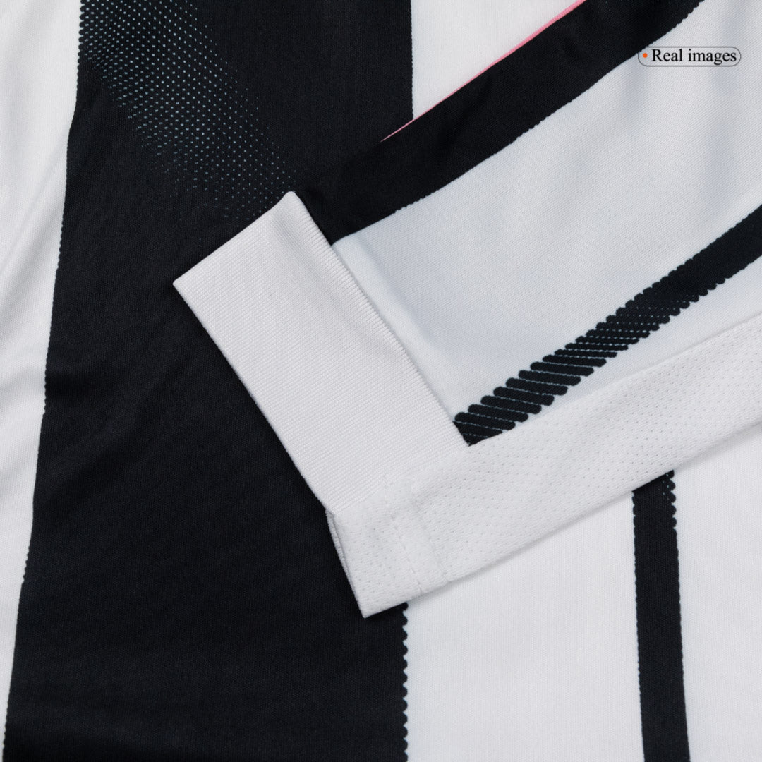 Juventus Long Sleeve Jersey Home Football Shirt 2025/26