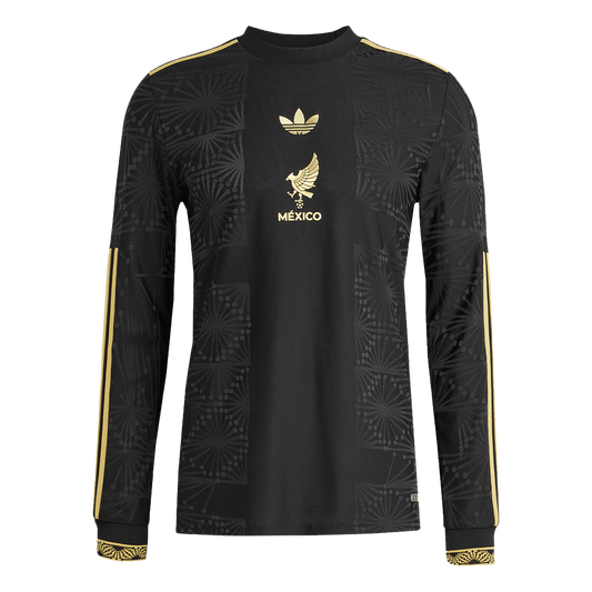 Authentic Mexico Long Sleeve Jersey - Gold Cup Third Away Football Shirt 2025