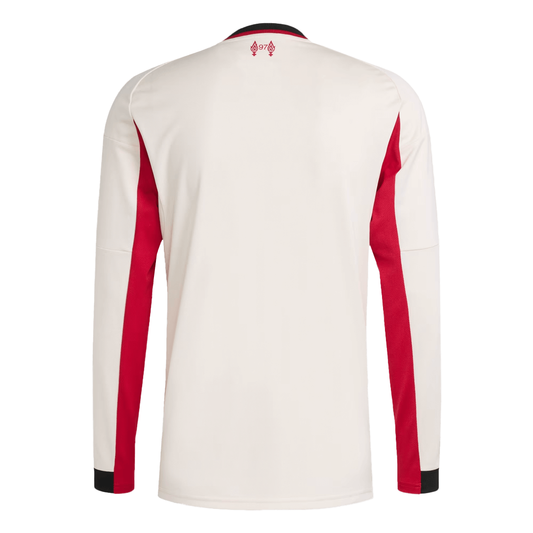 Liverpool Away Long Sleeve Soccer Jersey 2025/26