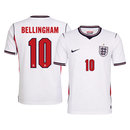 BELLINGHAM #10 England Home Soccer Jersey World Cup 2026