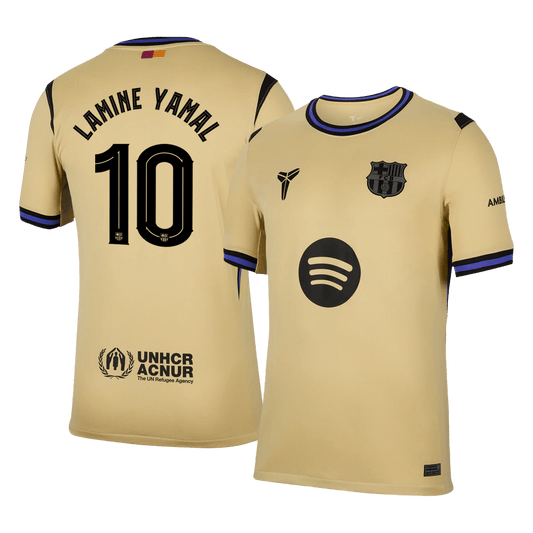 LAMINE YAMAL #10 Barcelona Away Soccer Jersey 2025/26 -UCL