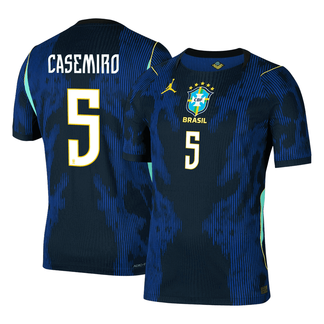 CASEMIRO #5 Brazil Away Player Version Jersey World Cup 2026