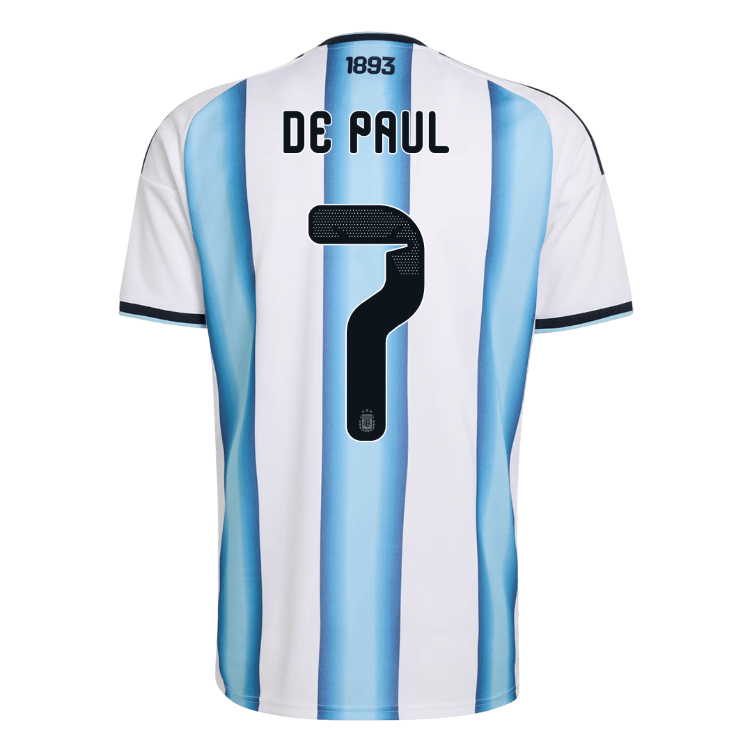 DE PAUL #7 Argentina Home Soccer Jersey 2026