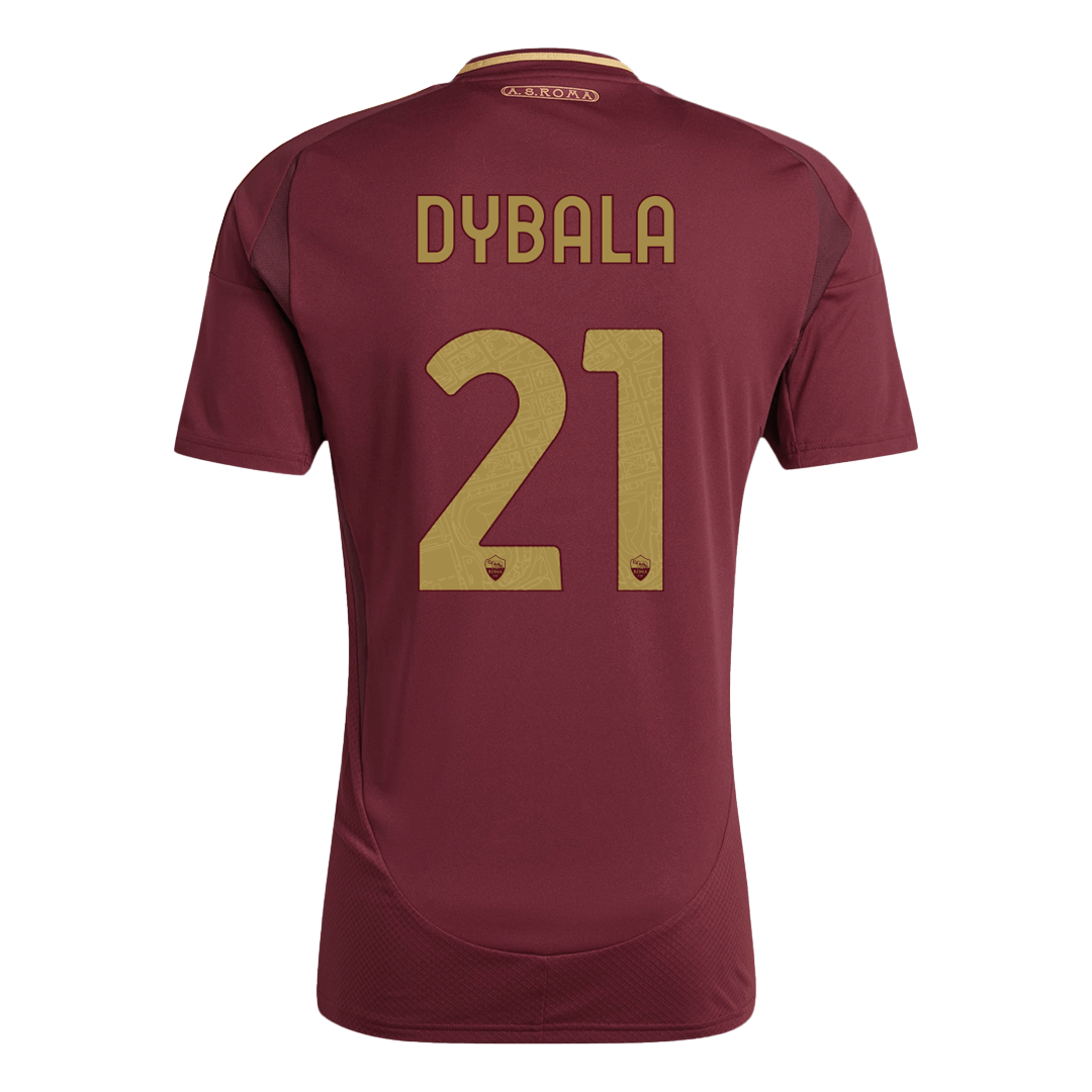 DYBALA #21 Roma Soccer Jersey Home Custom Shirt 2024/25