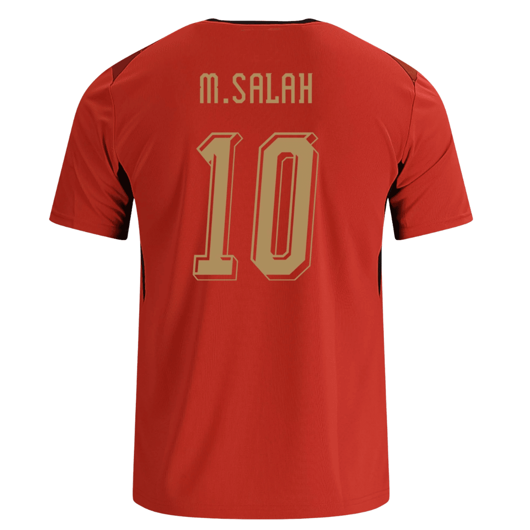 M.SALAH #10 Egypt Home Soccer Jersey World Cup 2026