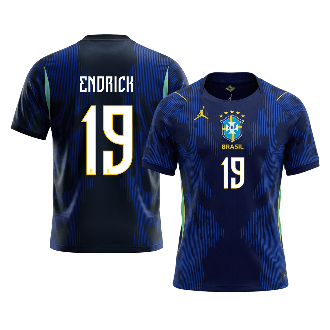 ENDRICK #19 Brazil Away Soccer Jersey World Cup 2026
