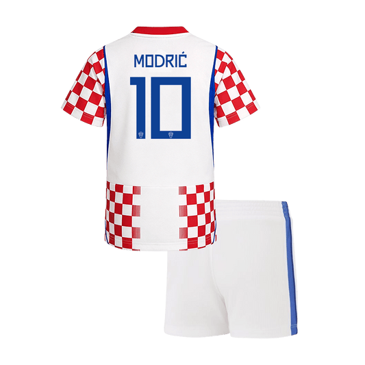 MODRIĆ #10 Croatia Home Kids Soccer Jerseys Kit World Cup 2026