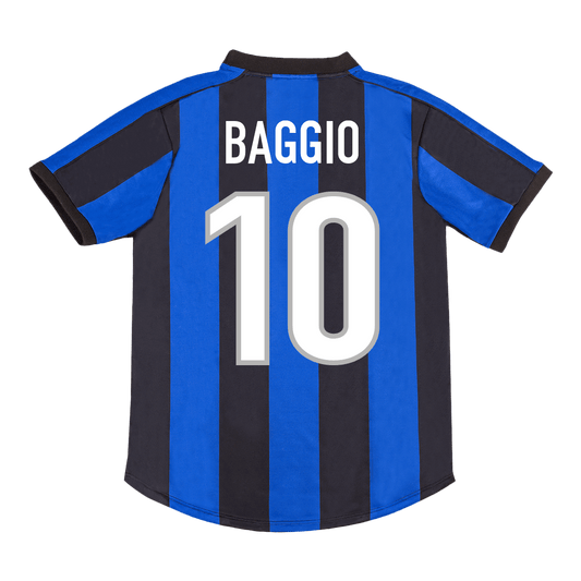 BAGGIO #10 Inter Milan Retro Jersey Home Soccer Shirt 1999/00