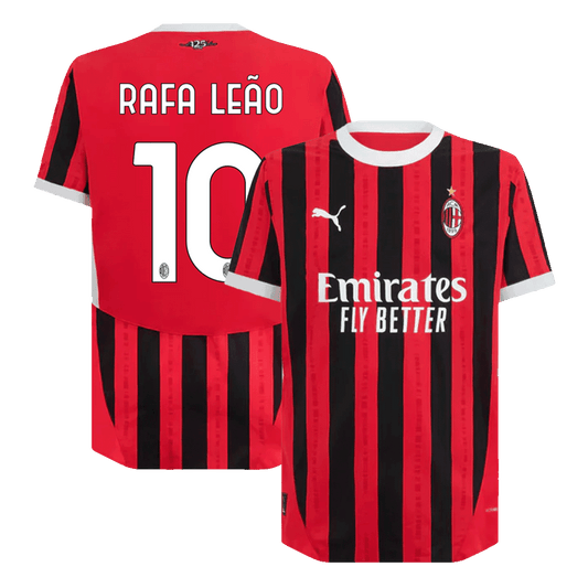RAFA LEAO #10 Soccer Jersey AC Milan Home Shirt 2024/25