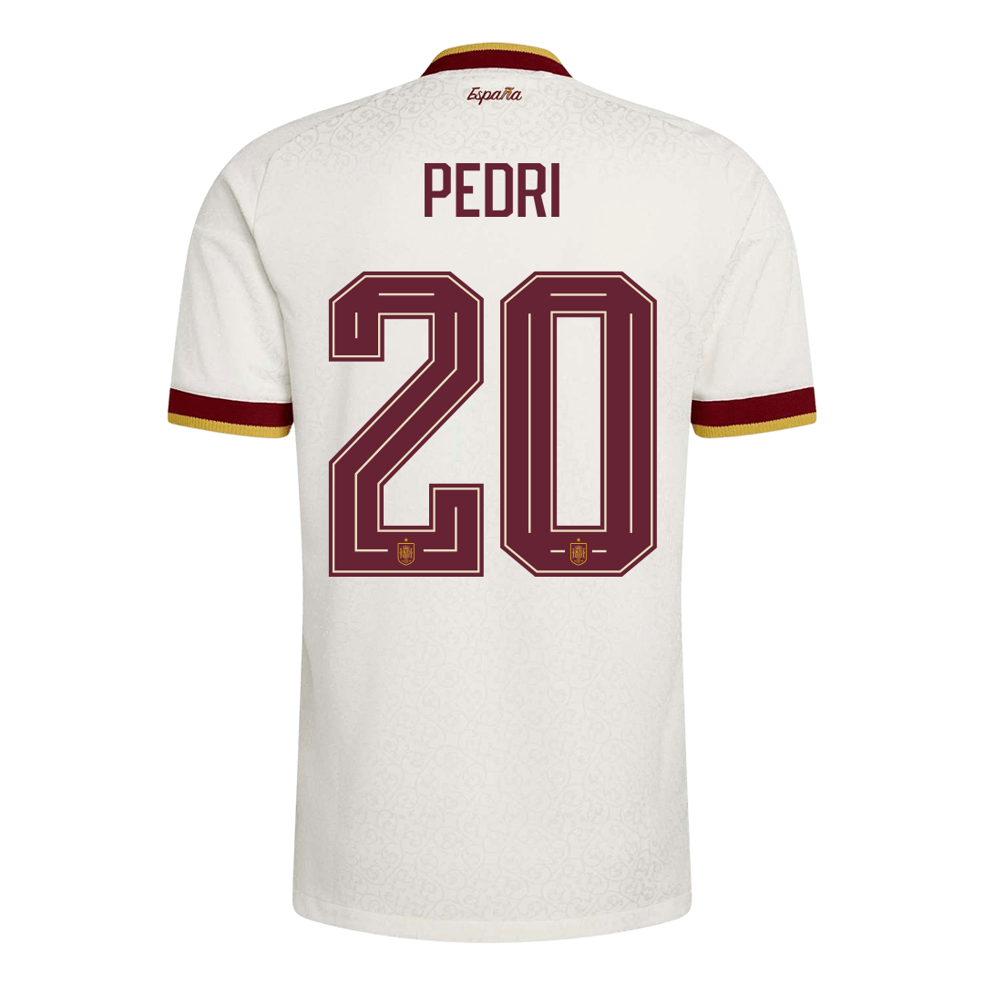 PEDRI #20 Spain Away Player Version Jersey World Cup 2026