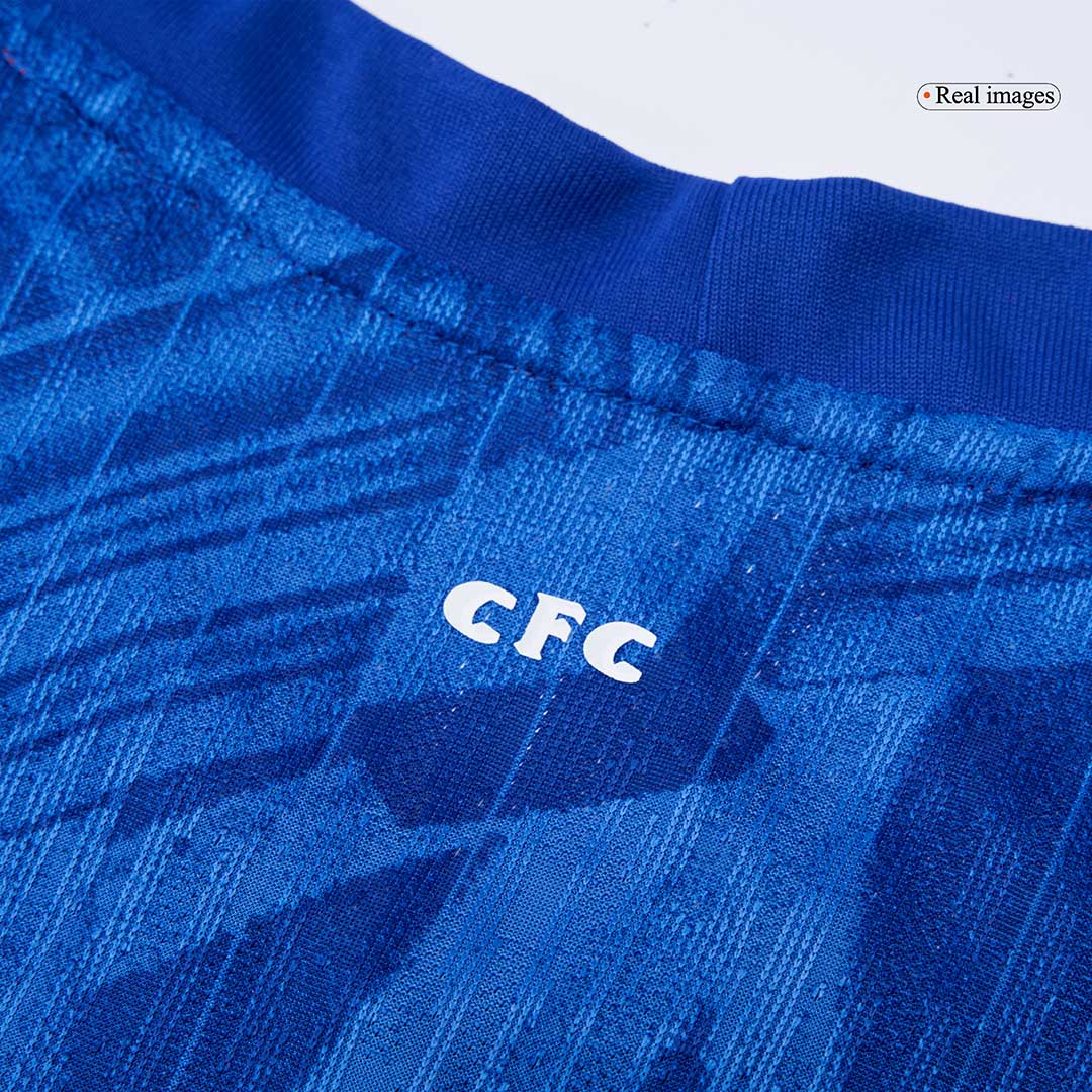 WORLD CHAMPIONS #25 Chelsea Home Authentic Soccer Jersey 2025/26 with chest badge