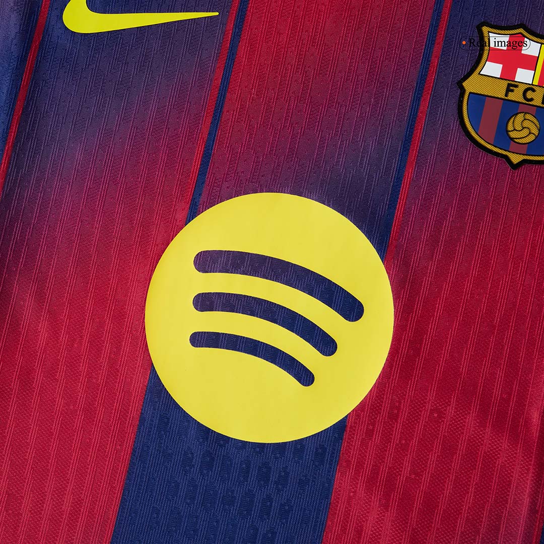 LAMINE YAMAL #10 Barcelona Home Authentic Jersey 2025/26 Kopa Trophy Edition