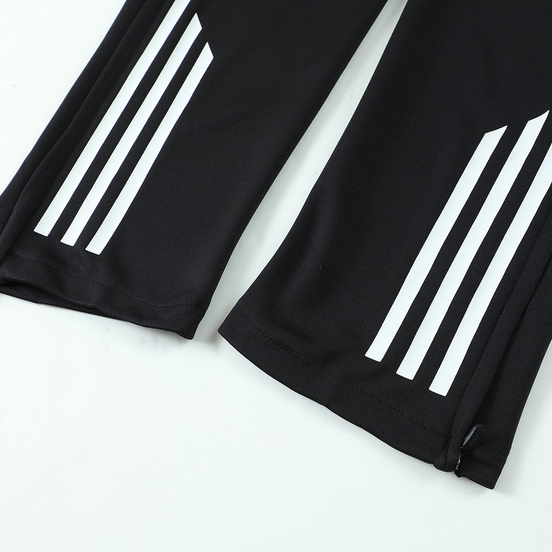 Real Madrid x MARVEL Zipper Sweatshirt Kit(Top+Pants) 25/26 Black
