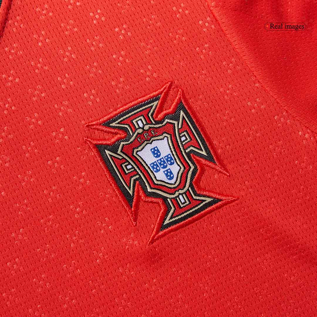 Kid's Portugal Home Soccer Jersey Kit(Jersey+Shorts) 2025 Red