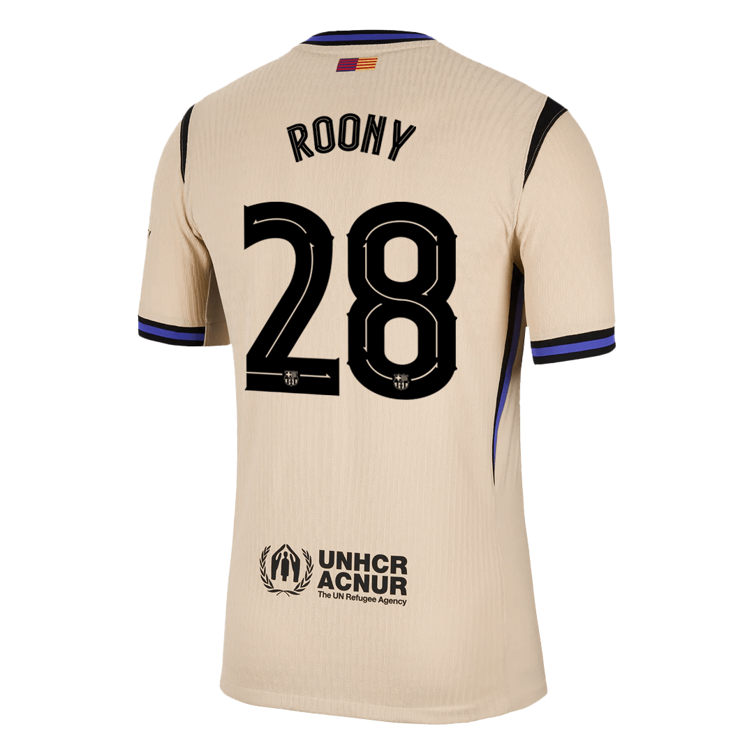 ROONY #28 Barcelona Away Player Version Jersey 2025/26 - UCL