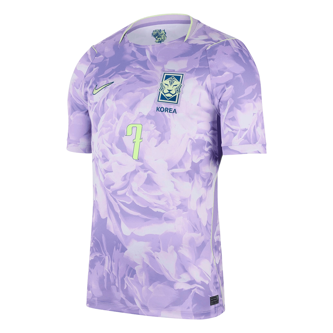 HEUNGMIN #7 South Korea Away Soccer Jersey World Cup 2026
