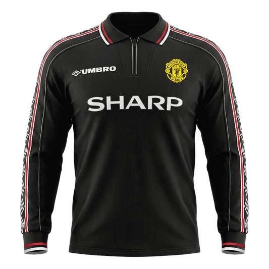 Retro Soccer Jersey Manchester United Away Long Sleeve 1998