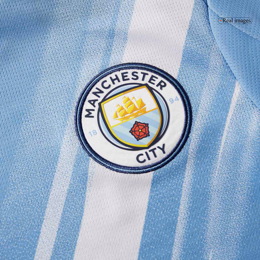 HAALAND #9 Manchester City Home Soccer Jersey 2025/26 Blue
