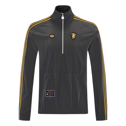 Manchester United Windbreaker Jacket 2026 - Gray