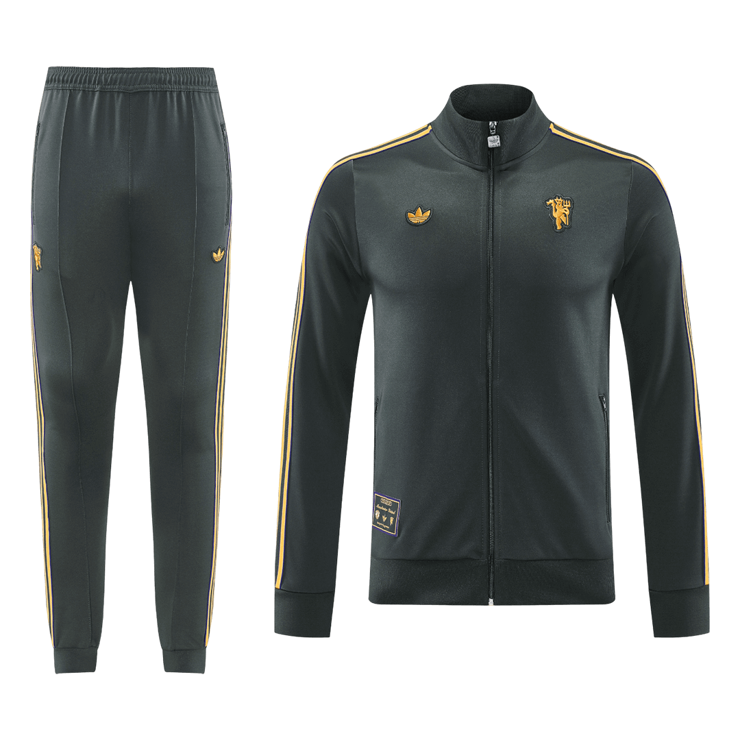 Manchester United Jacket Tracksuit 2025/26 Black