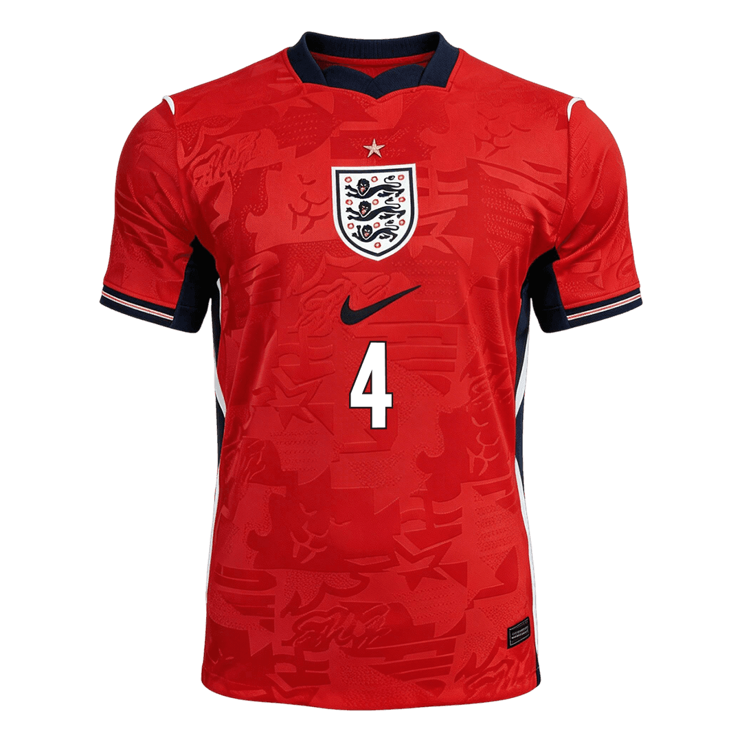 RICE #4 England Away Player Version Jersey World Cup 2026