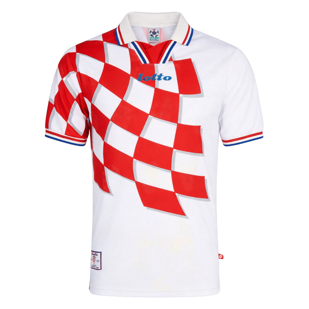 Retro Soccer Jersey Croatia Home World Cup 1998