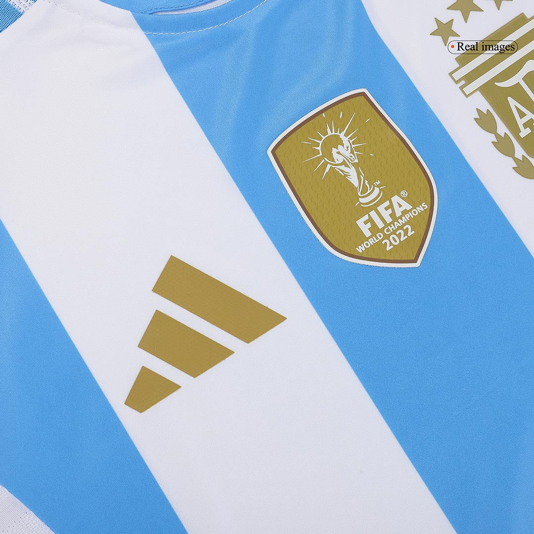 Authentic L.Martínez #22 Argentina Home Soccer Jersey 2024