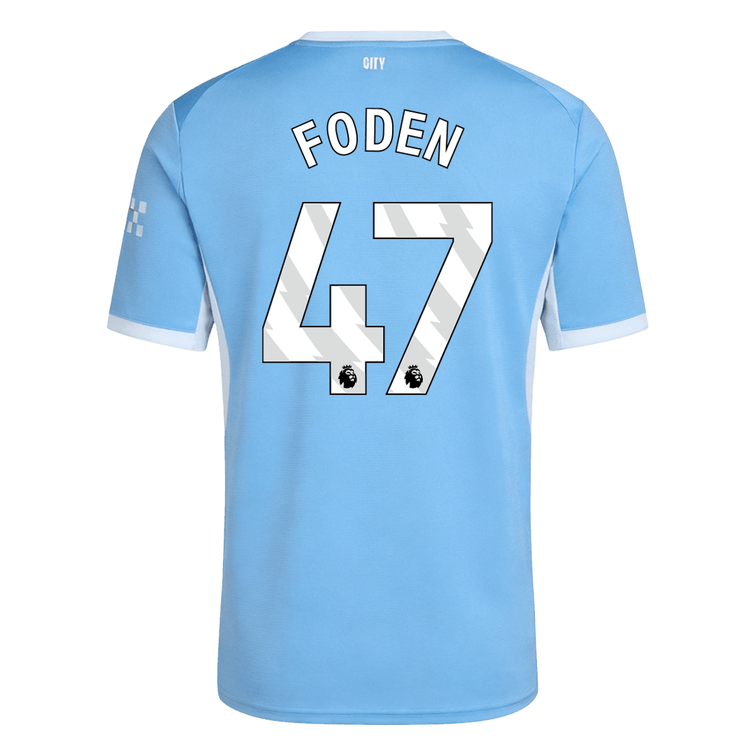 FODEN #47 Manchester City Home Soccer Jersey 2026/27