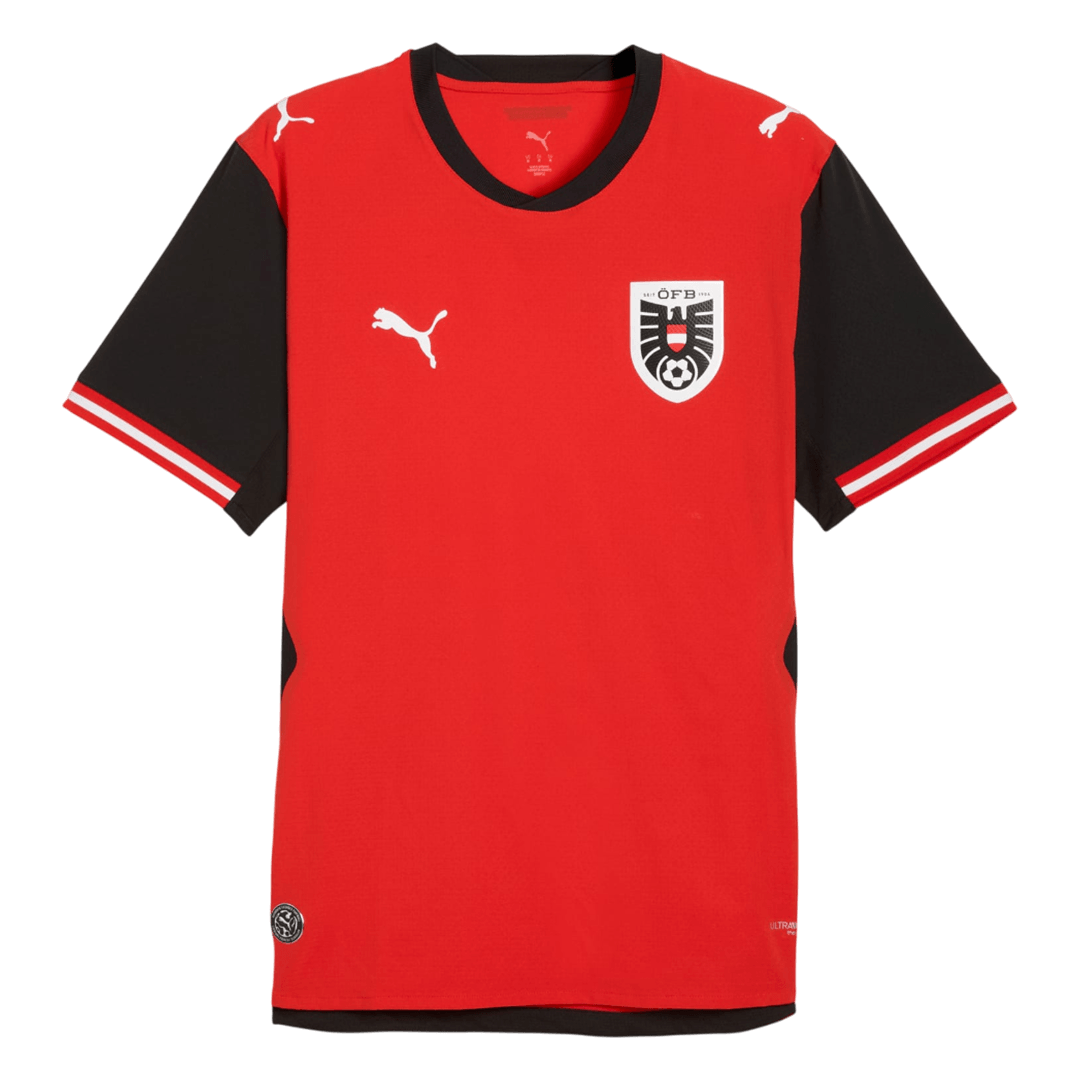 Austria Home Player Version Jersey World Cup 2026