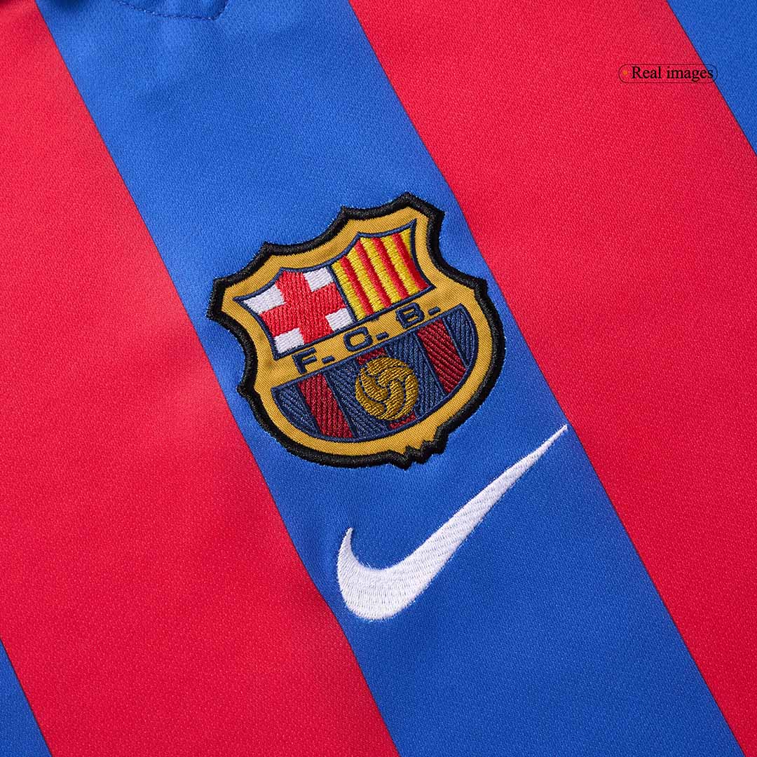 Retro Jersey RIVALDO #10 Barcelona Retro Jersey Home Soccer Shirt 2001/02