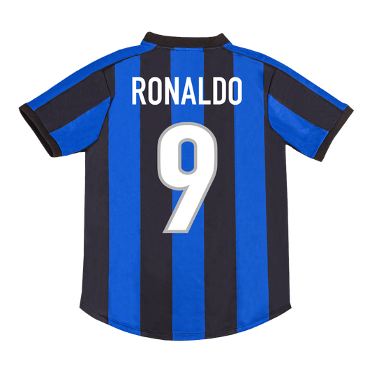 RONALDO #9 Inter Milan Retro Jersey Home Soccer Shirt 1999/00