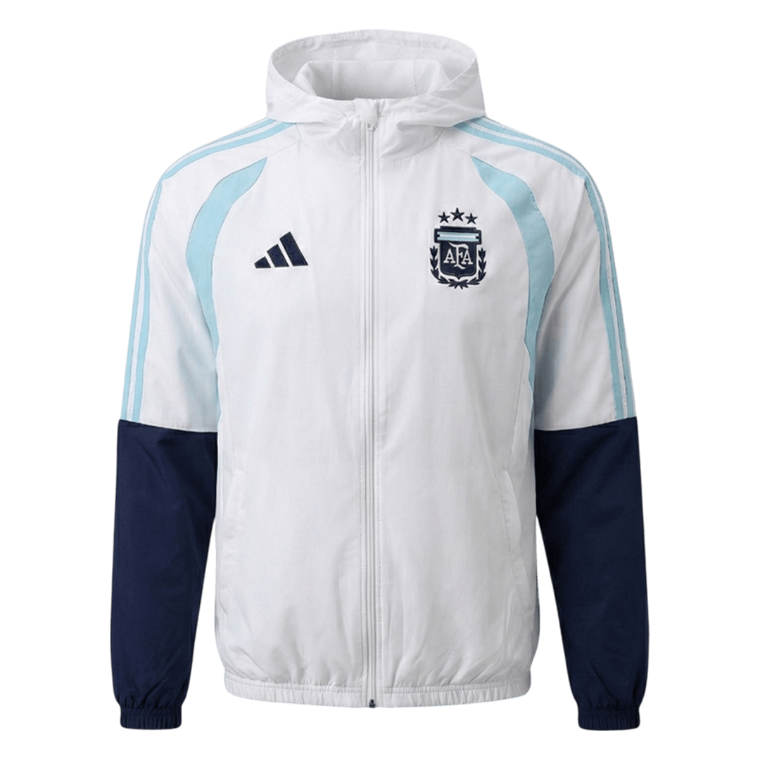 Argentina Hoodie Training Tracksuit Jacket 2026 White