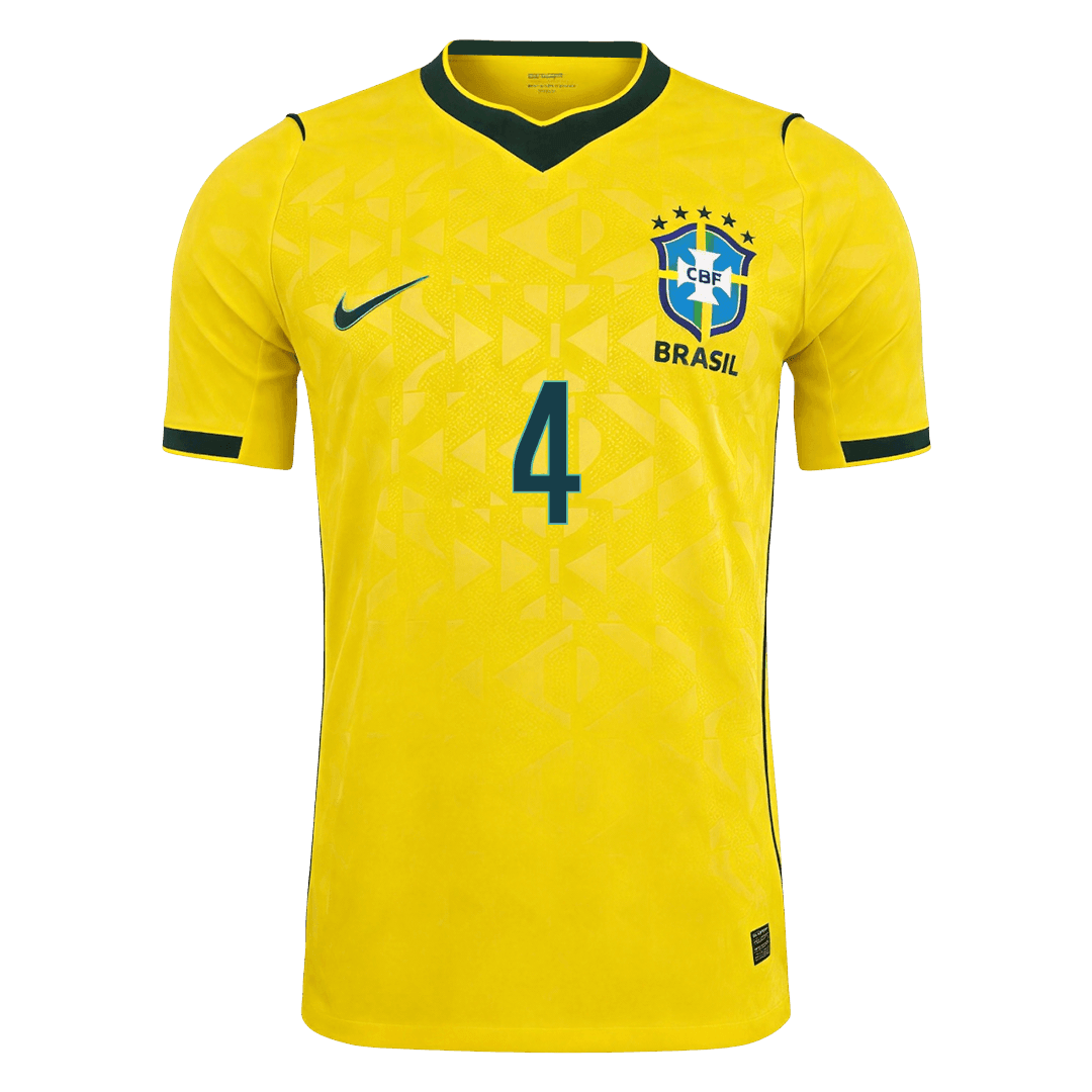 MARQUINHOS #4 Brazil Home Player Version Jersey World Cup 2026
