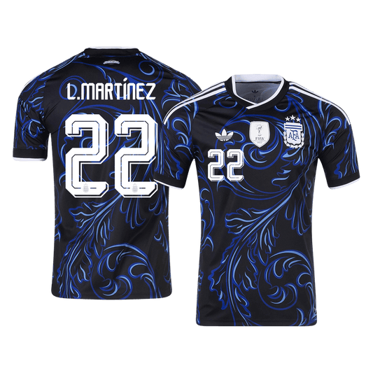 L. MARTÍNEZ #22 Argentina Away Soccer Jersey World Cup 2026