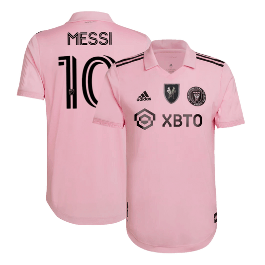 Gift-Authentic MESSI #10 Soccer Jersey Inter Miami CF Home Shirt 2023