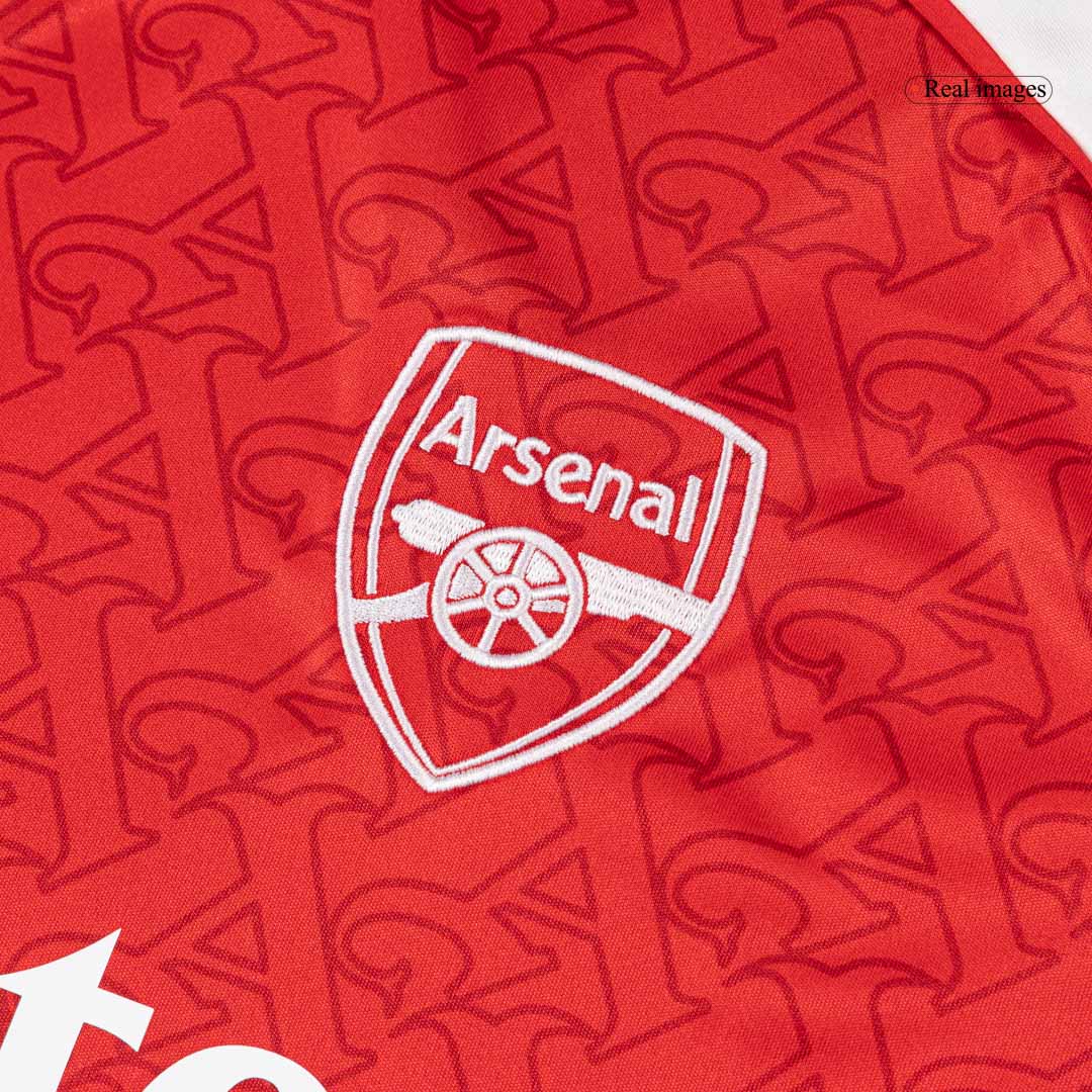 SALIBA #2 Arsenal Home Soccer Jersey 2025/26