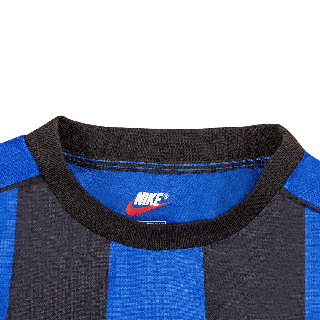 BAGGIO #10 Inter Milan Retro Jersey Home Soccer Shirt 1999/00