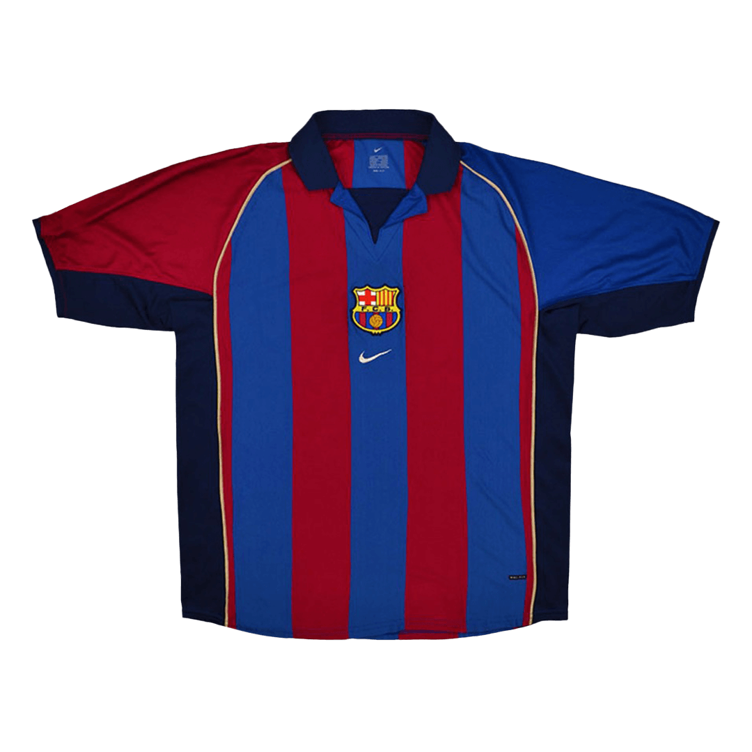 Retro Jersey Barcelona Retro Jersey Home Soccer Shirt 2001/02