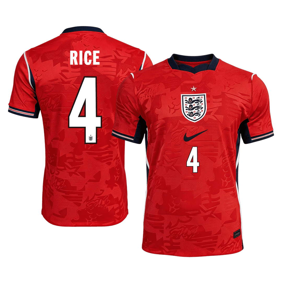 RICE #4 England Away Player Version Jersey World Cup 2026