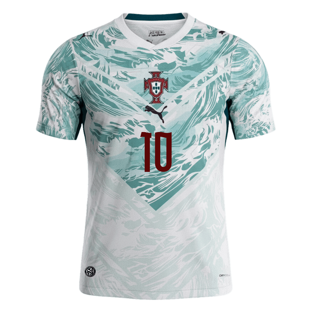 BERNARDO #10 Portugal Away Soccer Jersey World Cup 2026
