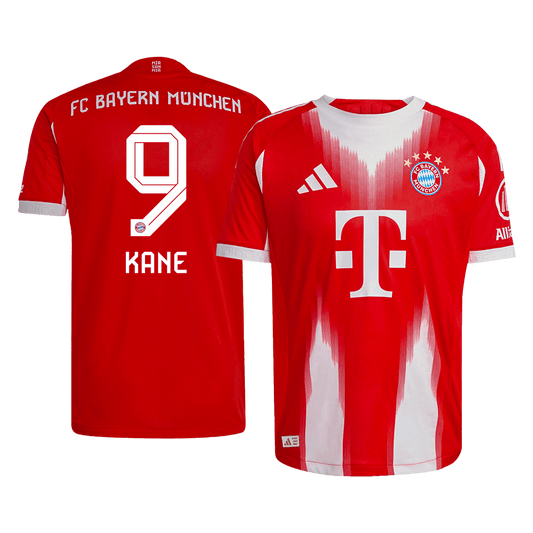 KANE #9 Bayern Munich Home Authentic Soccer Jersey 2025/26