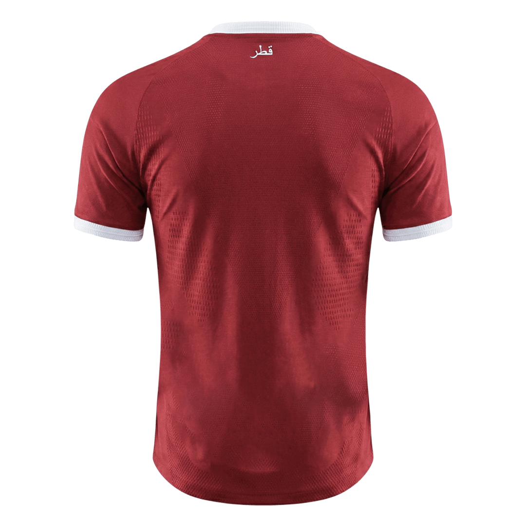 Qatar Home Player Version Jersey World Cup 2026