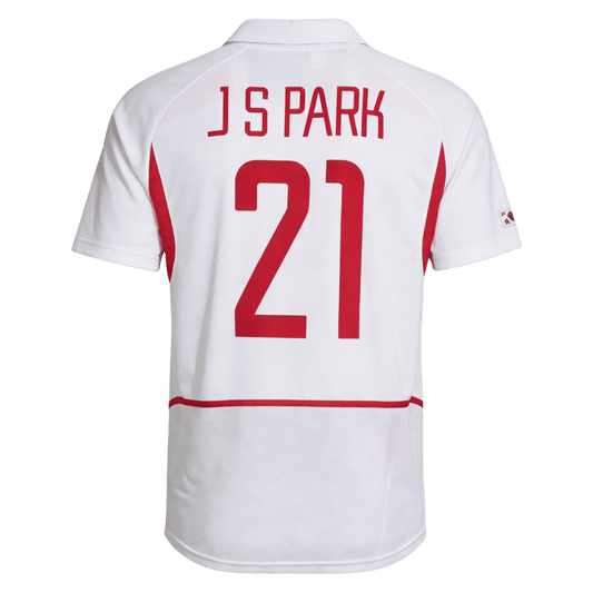 Retro Jersey J S Park #21 South Korea Away World Cup 2002