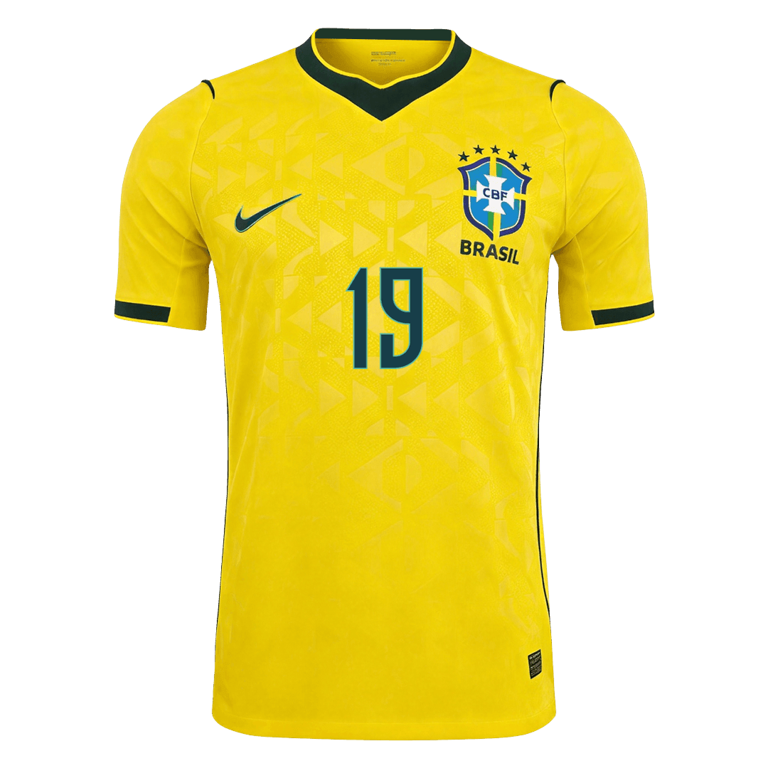 ENDRICK #19 Brazil Home Player Version Jersey World Cup 2026