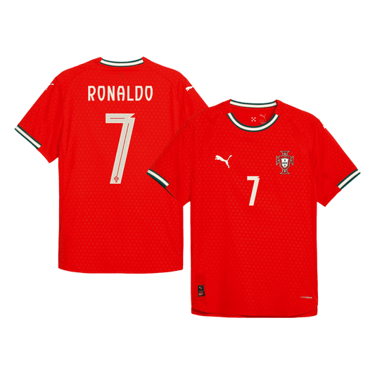 Authentic  RONALDO #7 Portugal Home Soccer Jersey 2025 Red