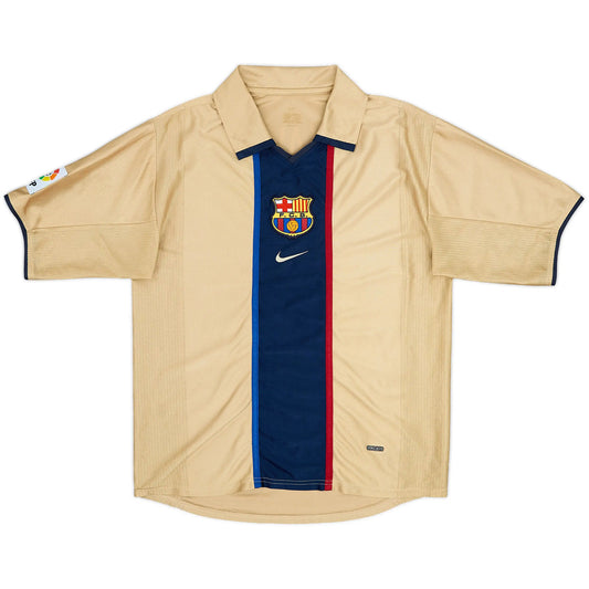 Retro Soccer Jersey Barcelona Away 2001/03