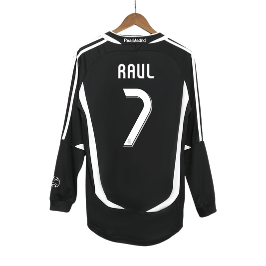 Retro Jersey RAUL #7 Real Madrid Retro Jersey Away Soccer Shirt 2006/07