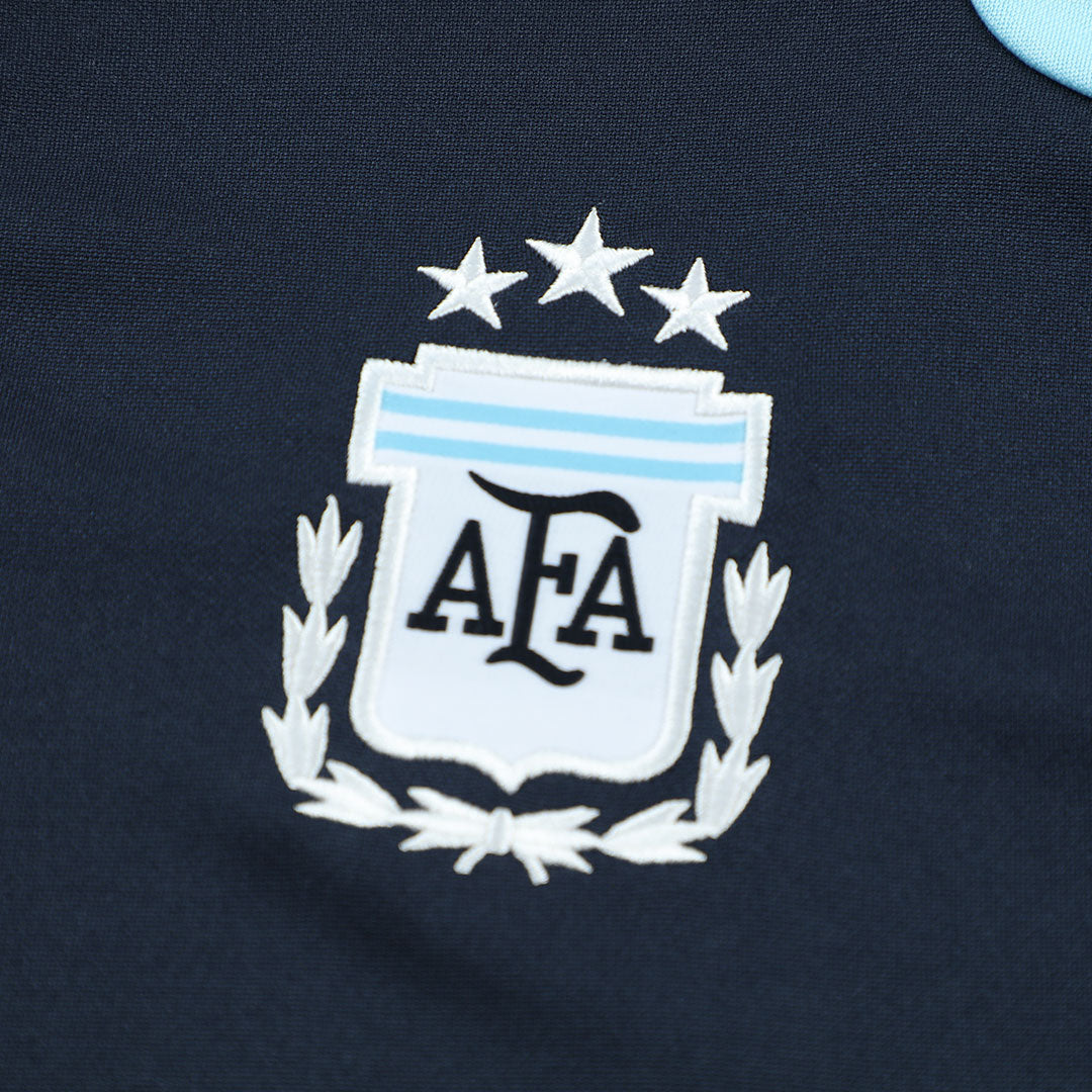 Argentina 1/4 Zip Tracksuit 2026 Kids Navy