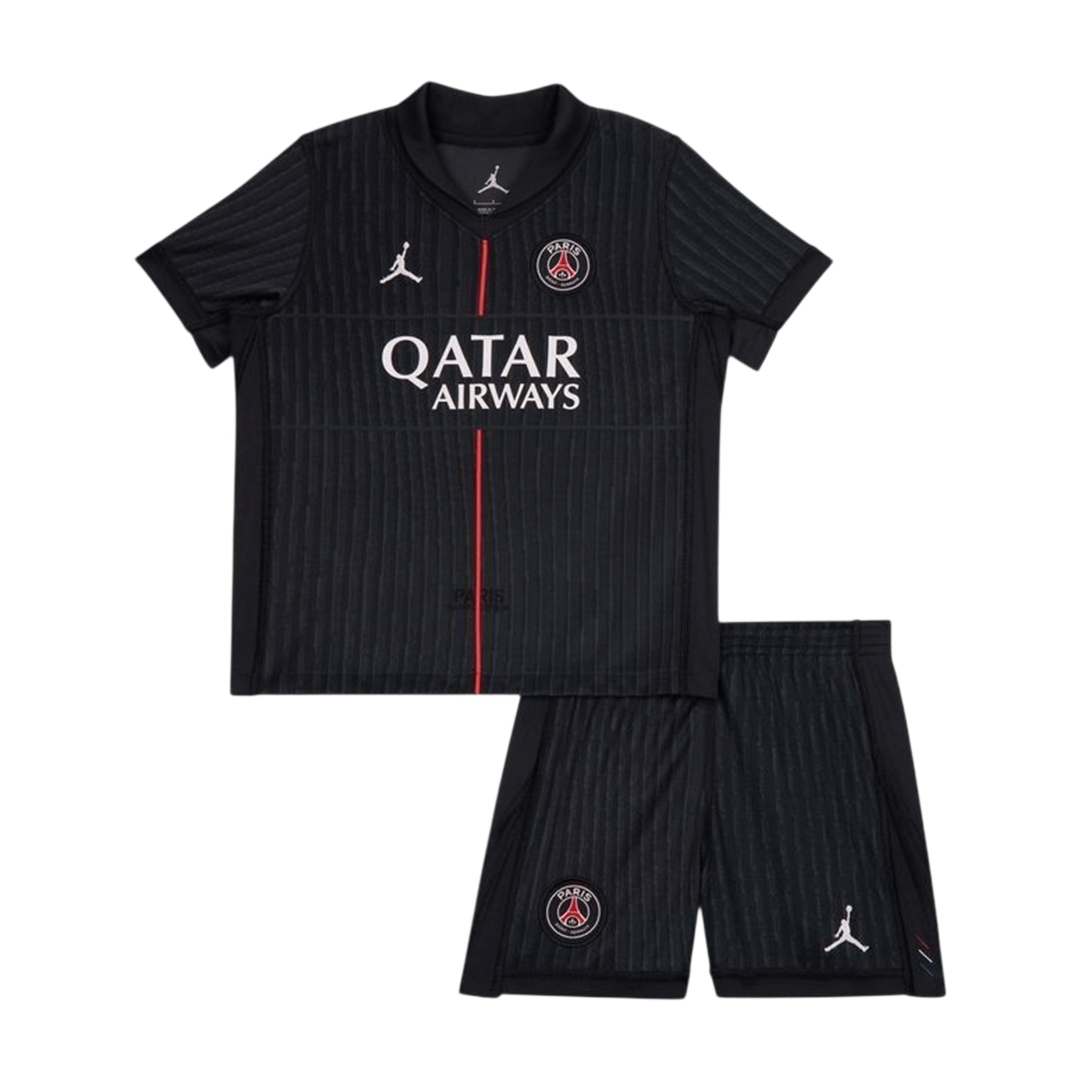 PSG Fourth Away Kids Soccer Jerseys Kit 2025/26