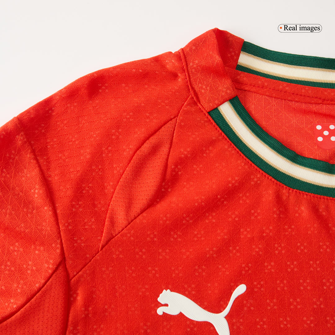 Authentic  RONALDO #7 Portugal Home Soccer Jersey 2025 Red